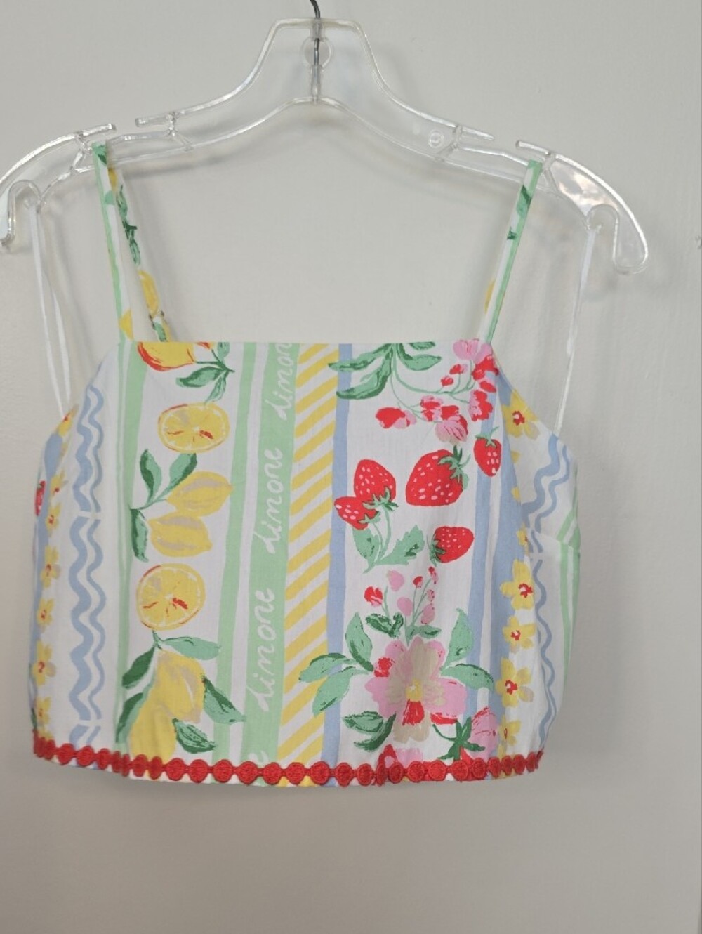 Japna White Floral Stripe Maxi Dress with Yellow & Pink Accents - Picture 9 of 10